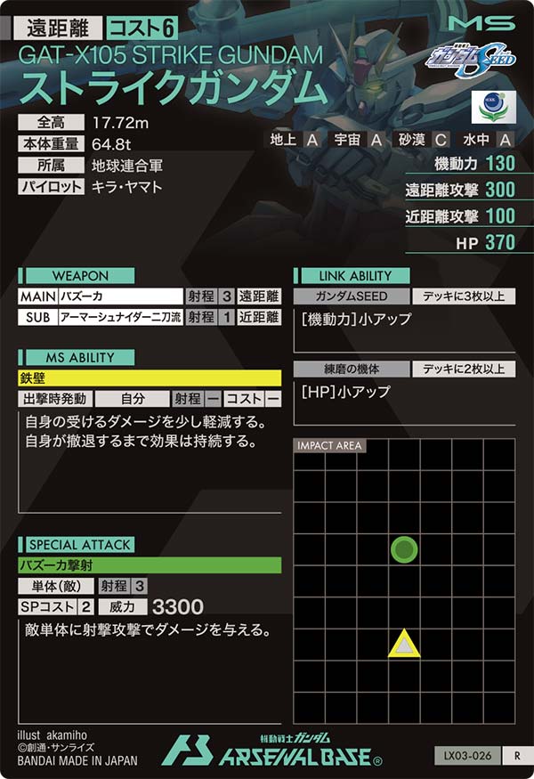 ストライクガンダム（LX03-026）［R］
