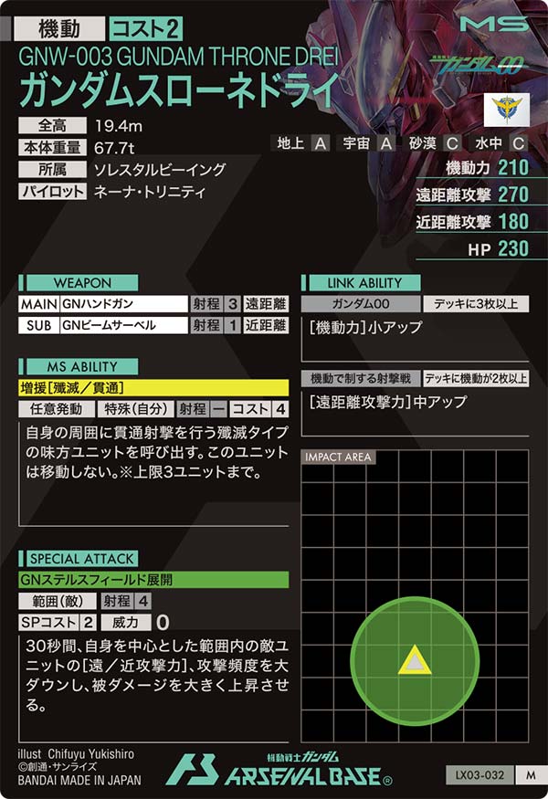 ガンダムスローネドライ（LX03-032）［M］