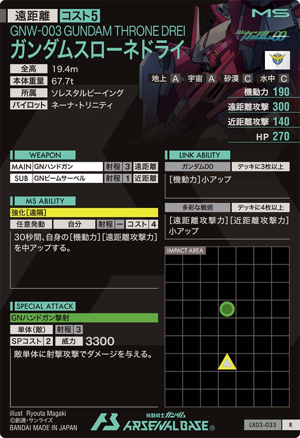 ガンダムスローネドライ（LX03-033）［R］