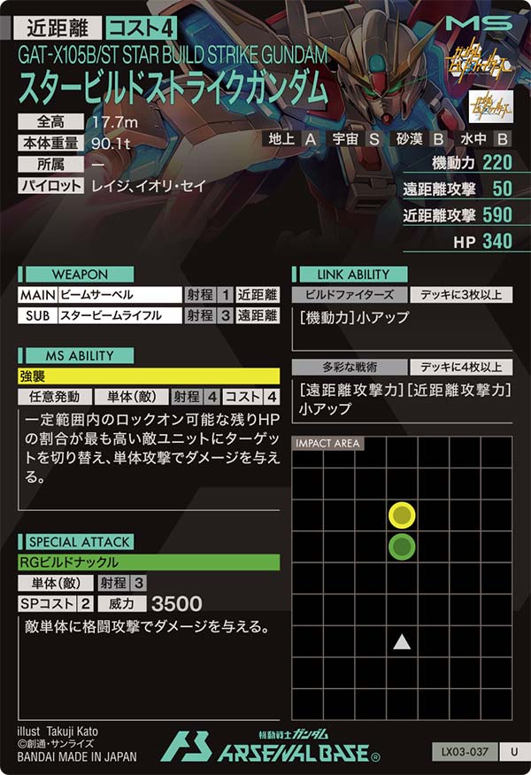 スタービルドストライクガンダム（LX03-037）［U］