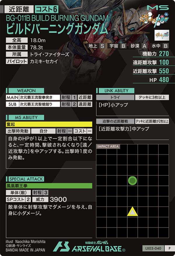 ビルドバーニングガンダム（LX03-040）［P］