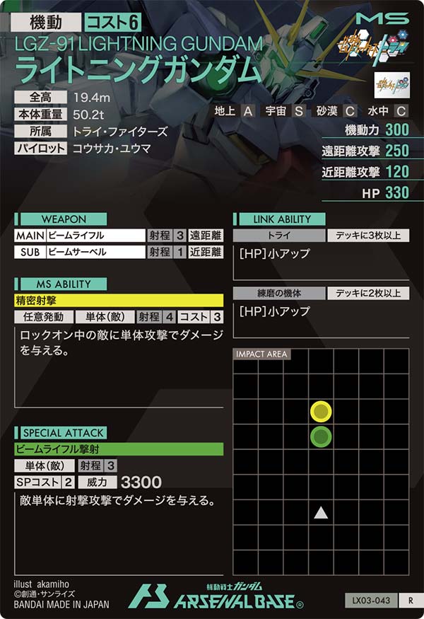 ライトニングガンダム（LX03-043）［R］