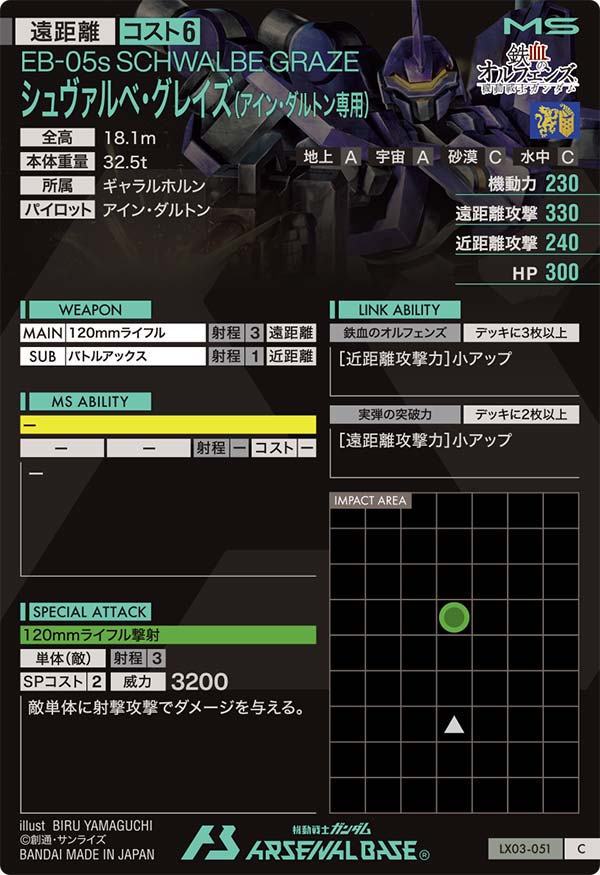 シュヴァルベ・グレイズ(アイン・ダルトン専用)（LX03-051）［C］