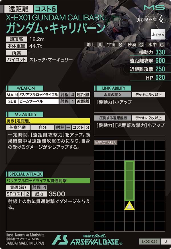 ガンダム・キャリバーン（LX03-059）［U］