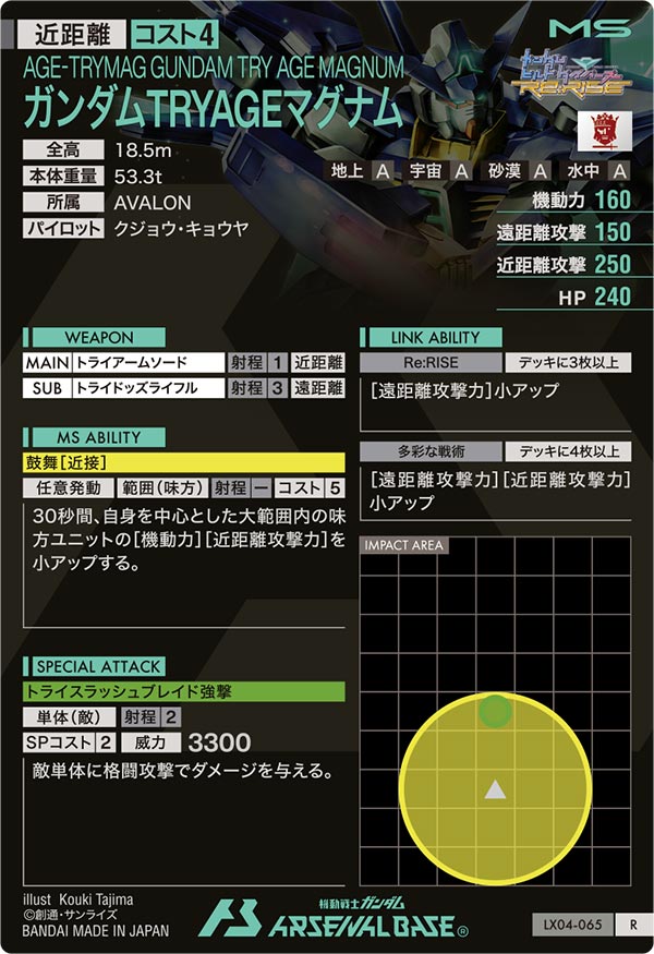ガンダムTRYAGEマグナム（LX04-065）［R］