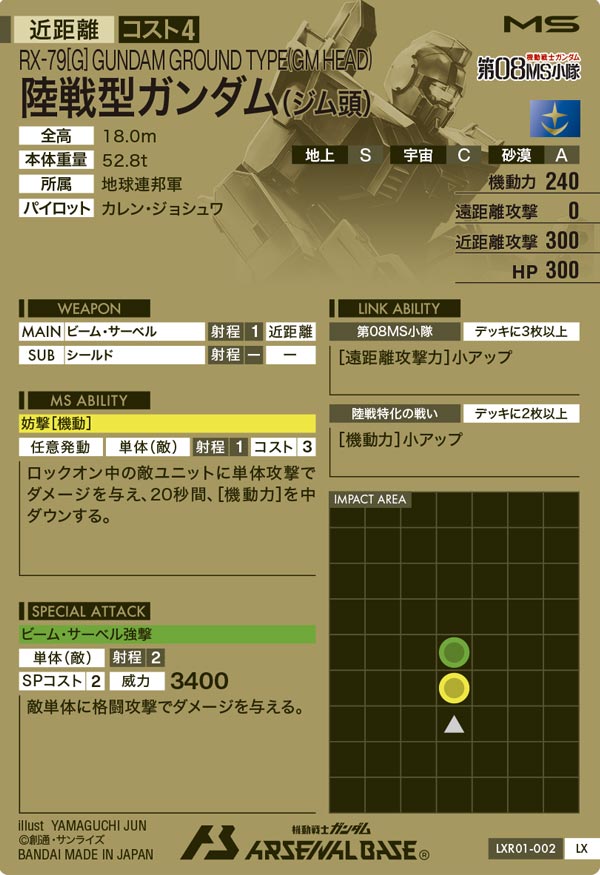 陸戦型ガンダム(ジム頭)（LXR01-002）［LX］