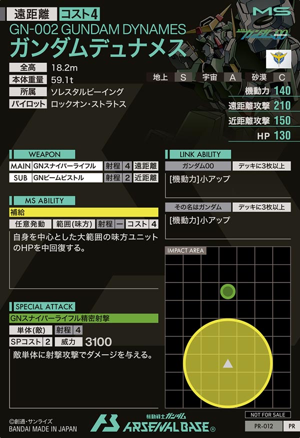 ガンダムデュナメス（PR-012）［PR］