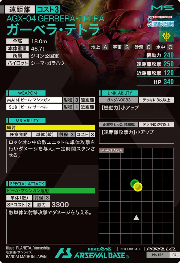 ガーベラ・テトラ（PR-155）［PR / PARALLEL］