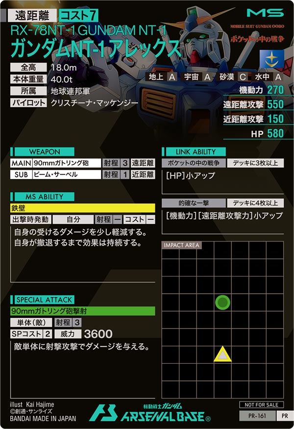 ガンダムNT-1 アレックス（PR-161）［PR］