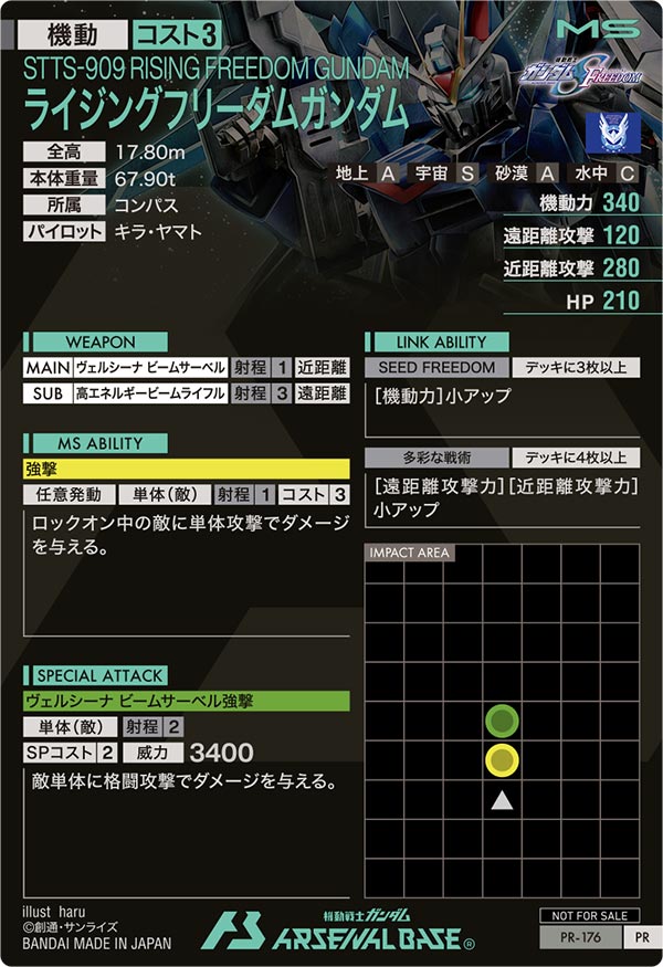 ライジングフリーダムガンダム（PR-176）［PR］