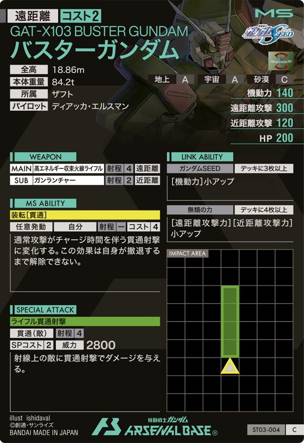 バスターガンダム（ST03-004）［C］