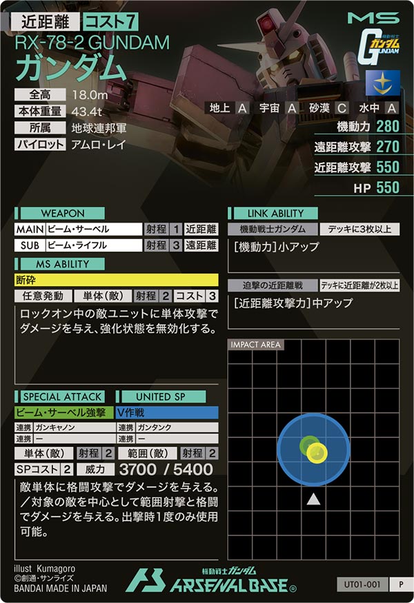 ガンダム（UT01-001）［P］