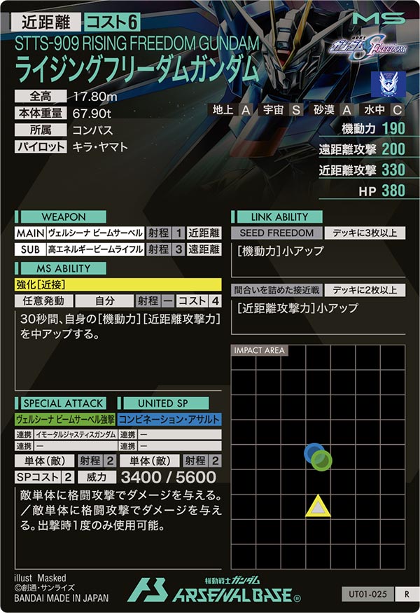 ライジングフリーダムガンダム（UT01-025）［R］