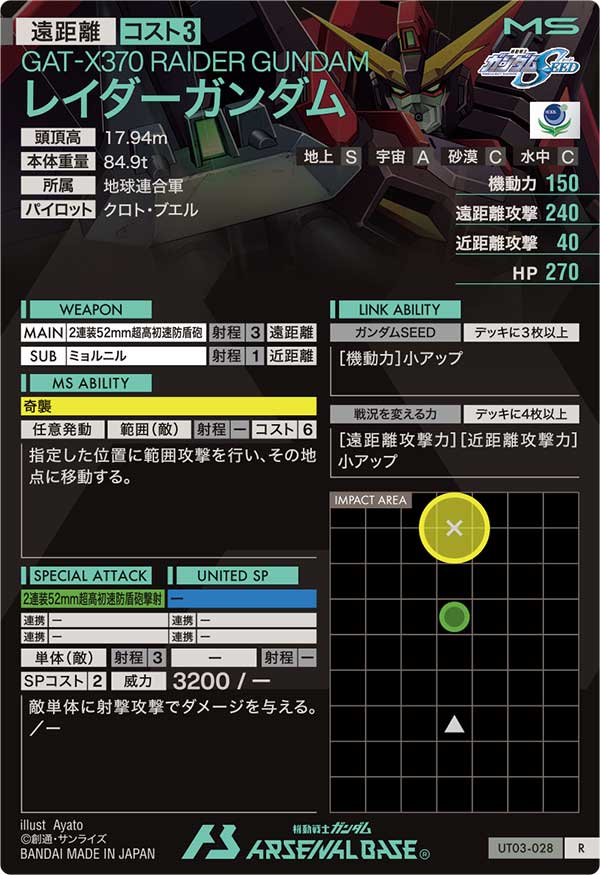 レイダーガンダム（UT03-028）［R］