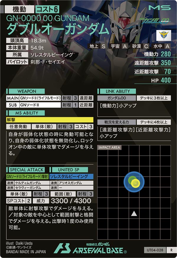 ダブルオーガンダム（UT04-028）［R］