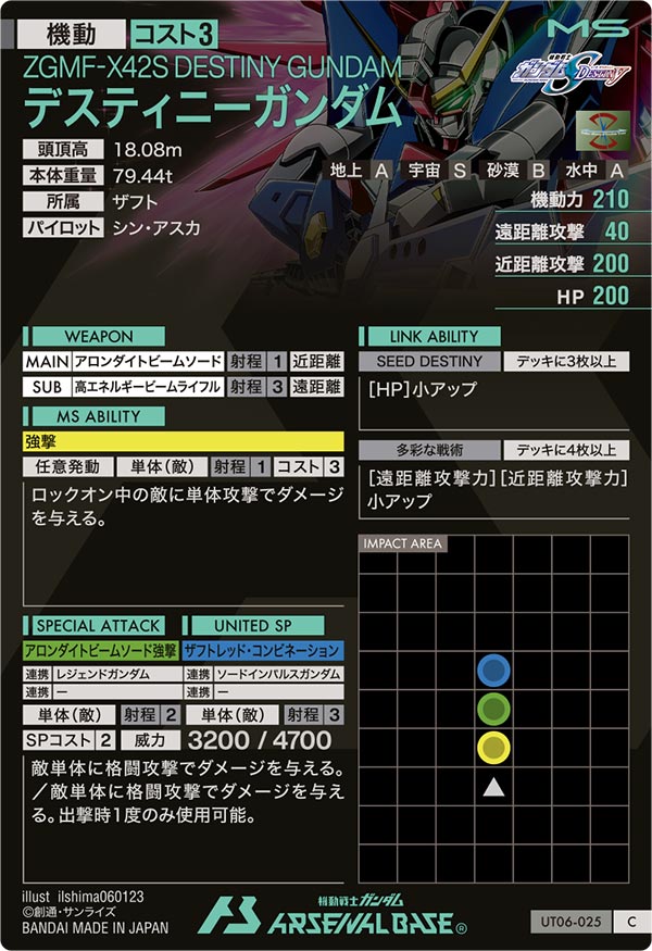 デスティニーガンダム（UT06-025）［C］