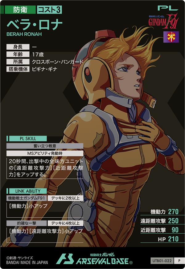 ベラ・ロナ（UTB01-022）［P］