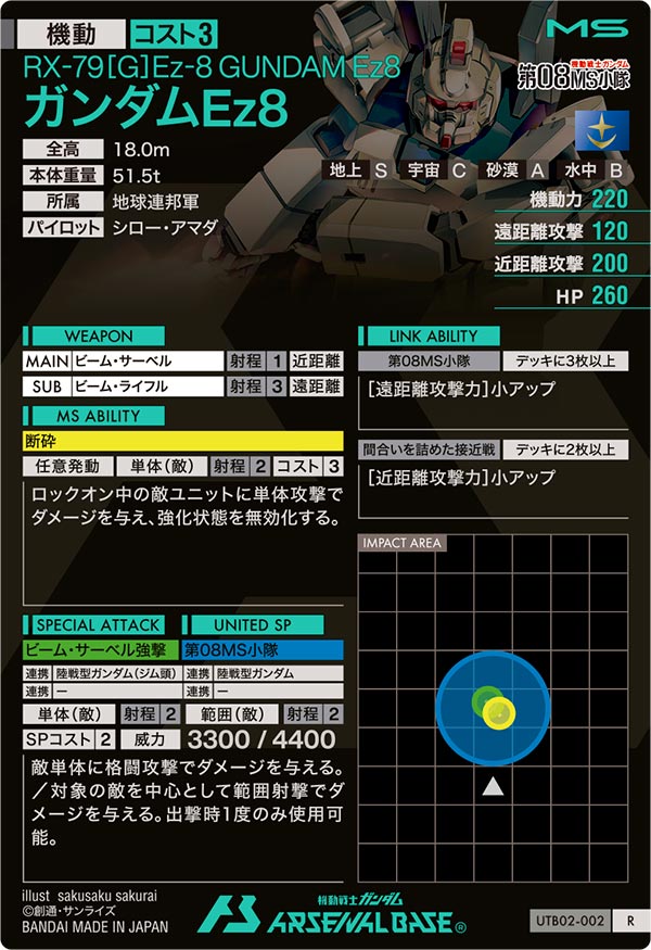 ガンダムEz8（UTB02-002）［R］