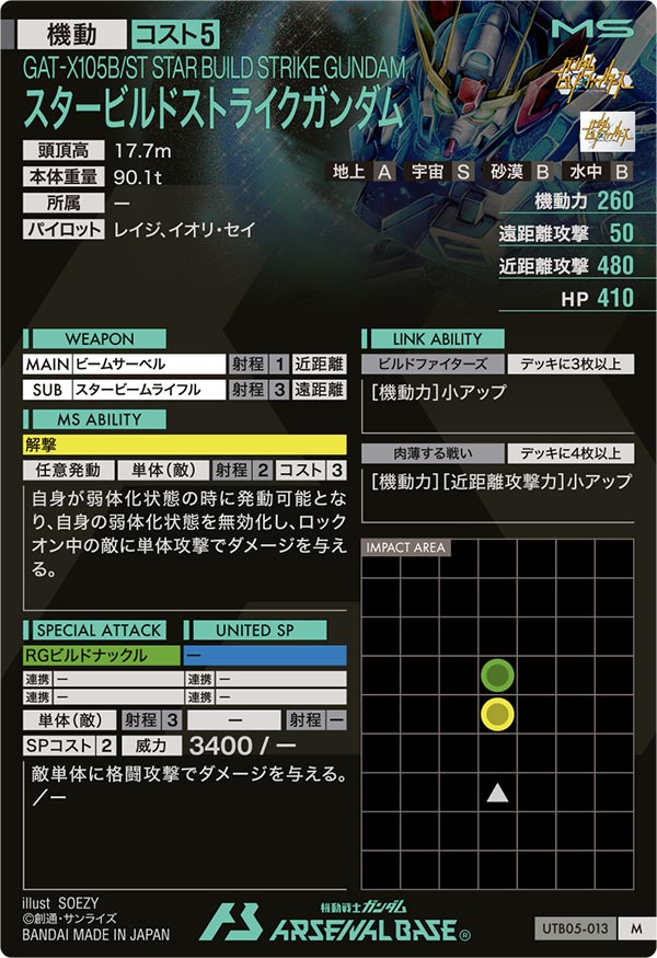 スタービルドストライクガンダム（UTB05-013）［M］