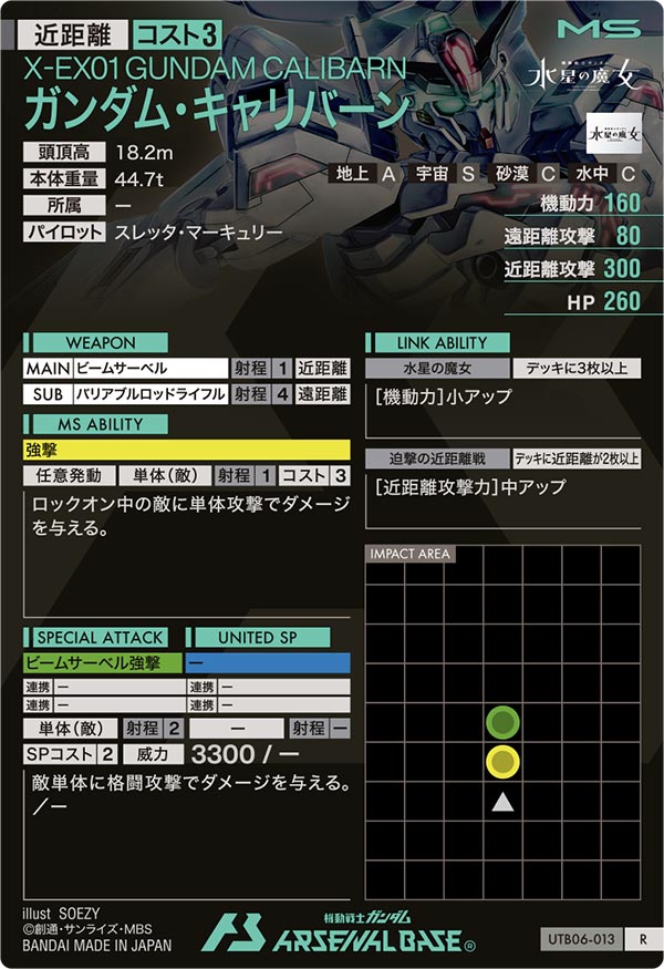 ガンダム・キャリバーン（UTB06-013）［R］