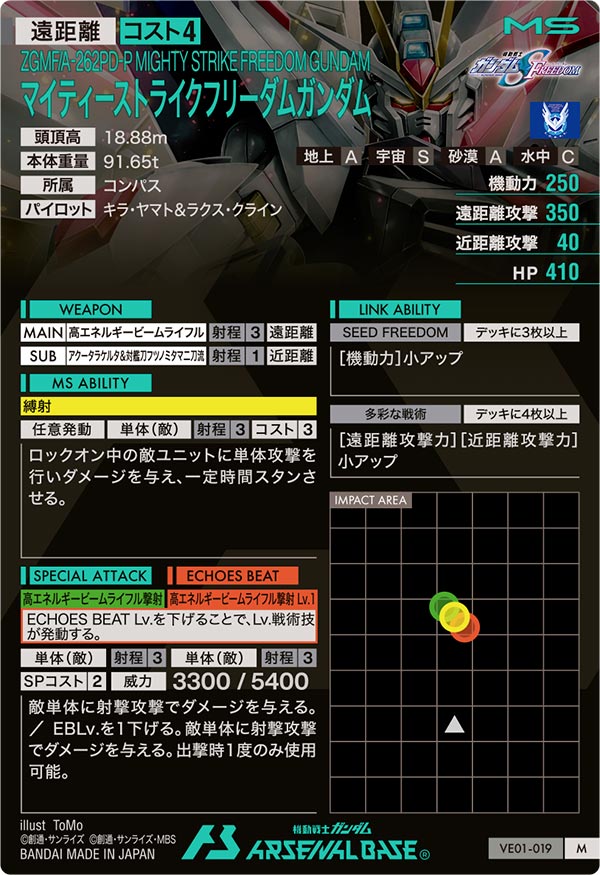 マイティーストライクフリーダムガンダム（VE01-019）［M］