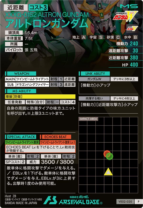 アルトロンガンダム（VE02-020）［P］