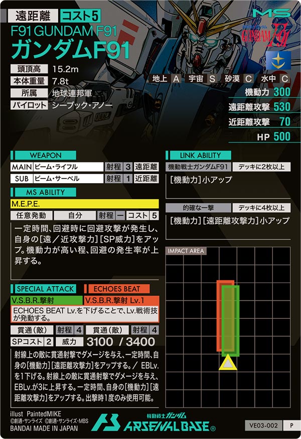 ガンダムF91（VE03-002）［P］