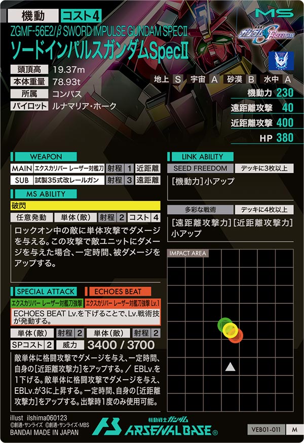 ソードインパルスガンダムSpecⅡ（VEB01-011）［M］
