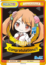 Congratulations!!（RE/PR-0103）