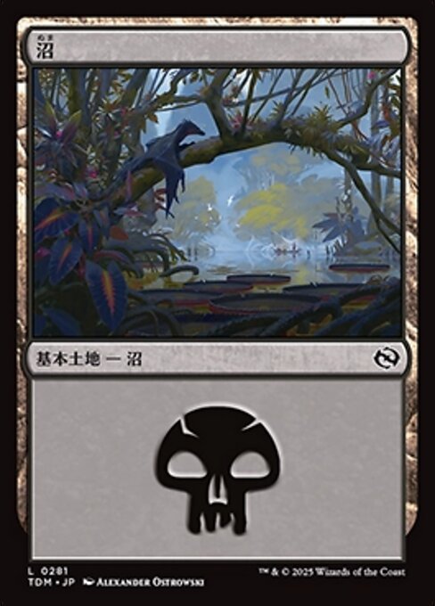 沼（TDM 281・フォイル・日本語）