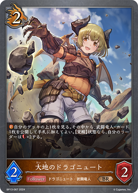 大地のドラゴニュート（BP13-067）［BR］