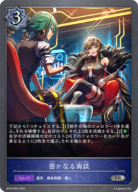 密かなる商談（BP18-050）［SR］