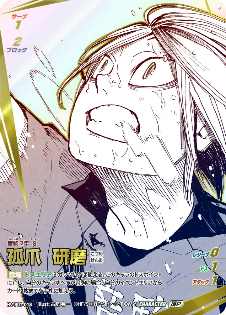 孤爪 研磨（HV-P01-018）［頂P］（IP）