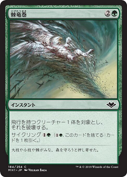 棘竜巻（MH1 184・フォイル・日本語）