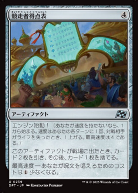 競走者得点表（DFT 239・フォイル・日本語）