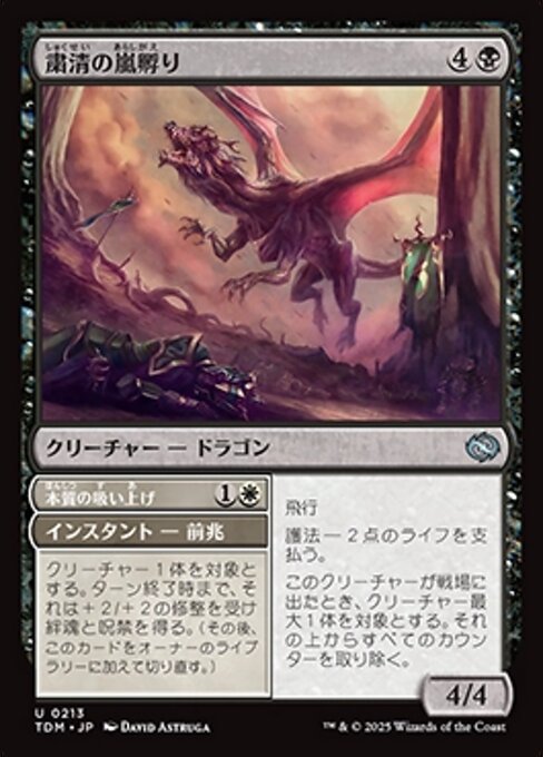 Purging Stormbrood // Absorb Essence（TDM 213・通常・日本語）