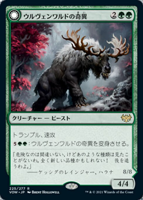 Ulvenwald Oddity // Ulvenwald Behemoth（VOW 225・通常・日本語）