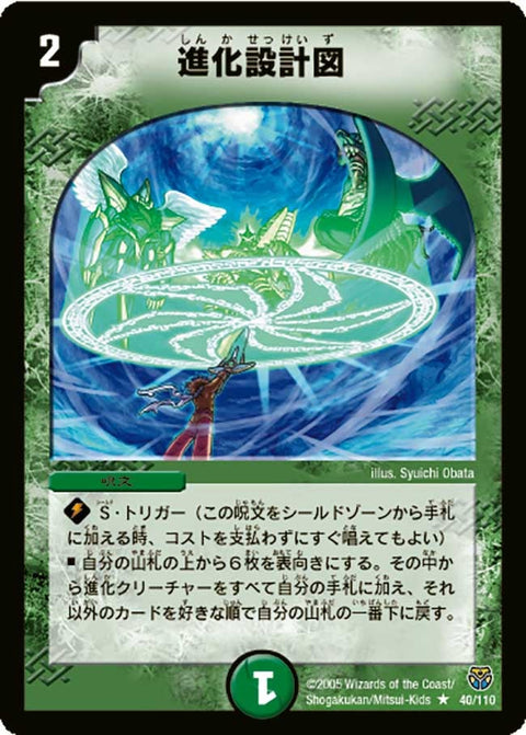 進化設計図【R】{DM1440/110}《自然》