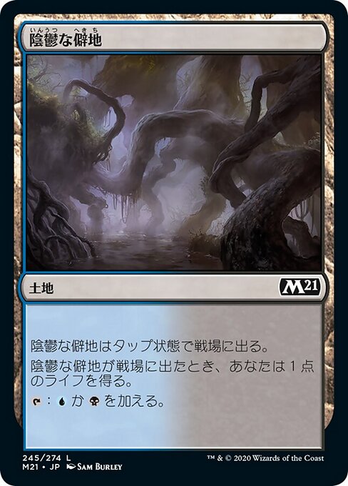 陰鬱な僻地（M21 245・フォイル・日本語）