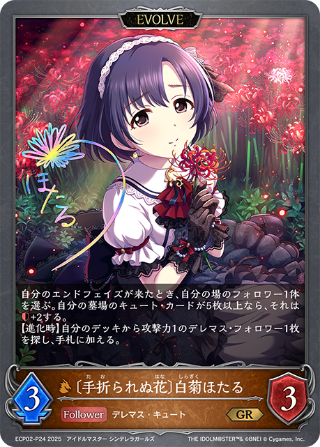 〔手折られぬ花〕白菊ほたる（ECP02-P24）［GR・プレミアム］