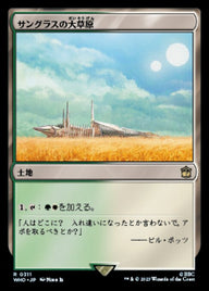 サングラスの大草原（WHO 311・フォイル・日本語）