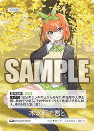 木の下で君と（GYC-BP1-077P）［RR+］