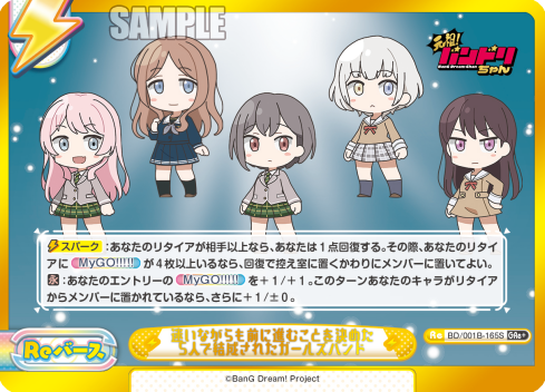 迷いながらも前に進むことを決めた5人で結成されたガールズバンド（BD/001B-165S）