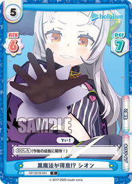 黒魔法が得意!? シオン（HP/001B-041）