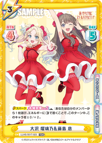 大沢 瑠璃乃&藤島 慈（LLHS/001T-023）