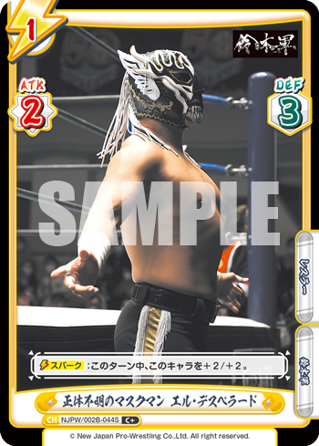 正体不明のマスクマン エル・デスペラード（NJPW/002B-044S）